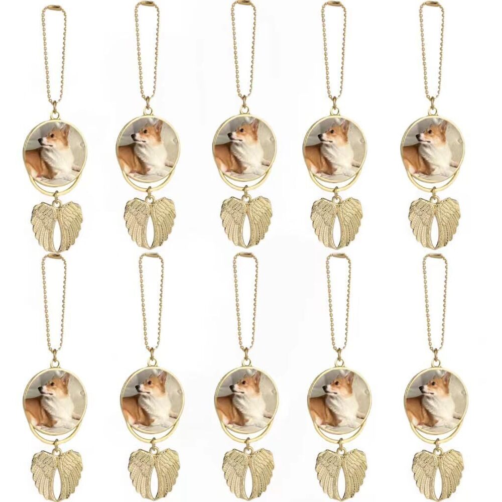8731 Double-Sided Metal Sublimation Keychain Blanks, DIY Sublimation